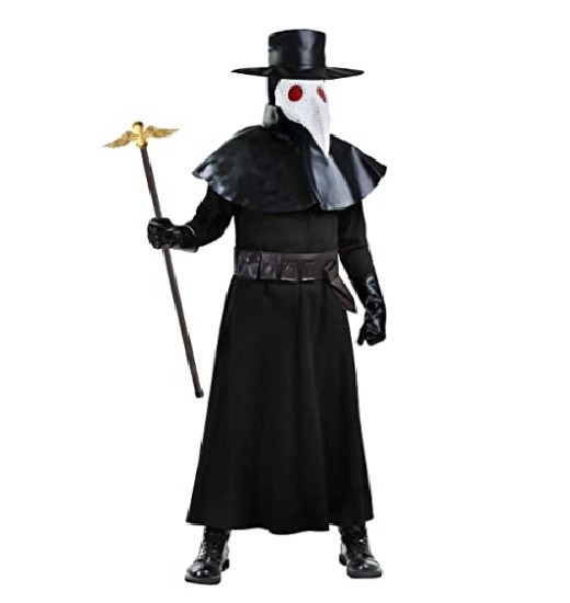 Medieval plague doctor costume