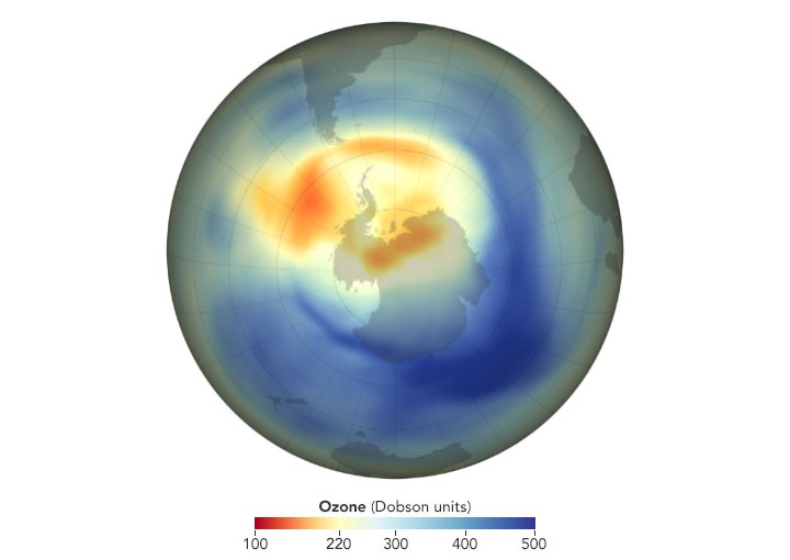 stratospheric ozone layer in 2019