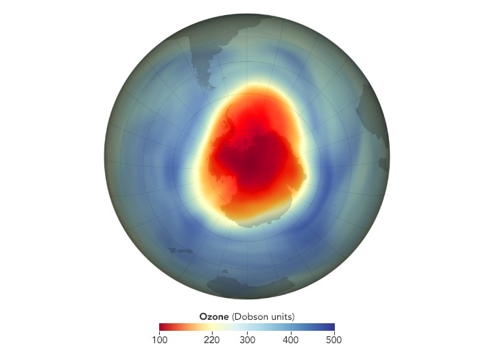stratospheric ozone layer in 2018
