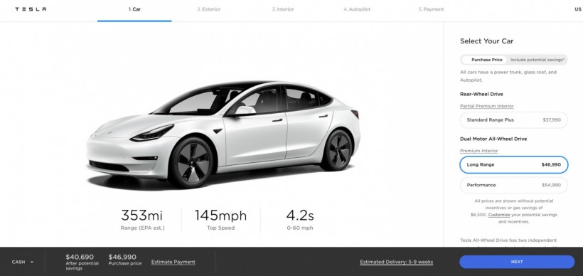 Tesla Model 3 'Refresh' New Update: 353 Miles Per Charge, New Aero Wheels, and More 