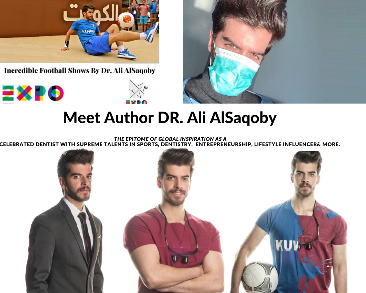 Author Dr. Ali AlSaqoby Is The Epitome Of Global Inspiration As a Celebrated Dentist With Supreme Talents in Sports & More