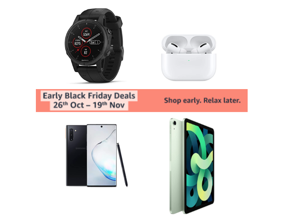 Crazy Pre Amazon Black Friday 2020 Sale Garmin Fenix Smartwatch Apple Ipad Air And More Tech Times