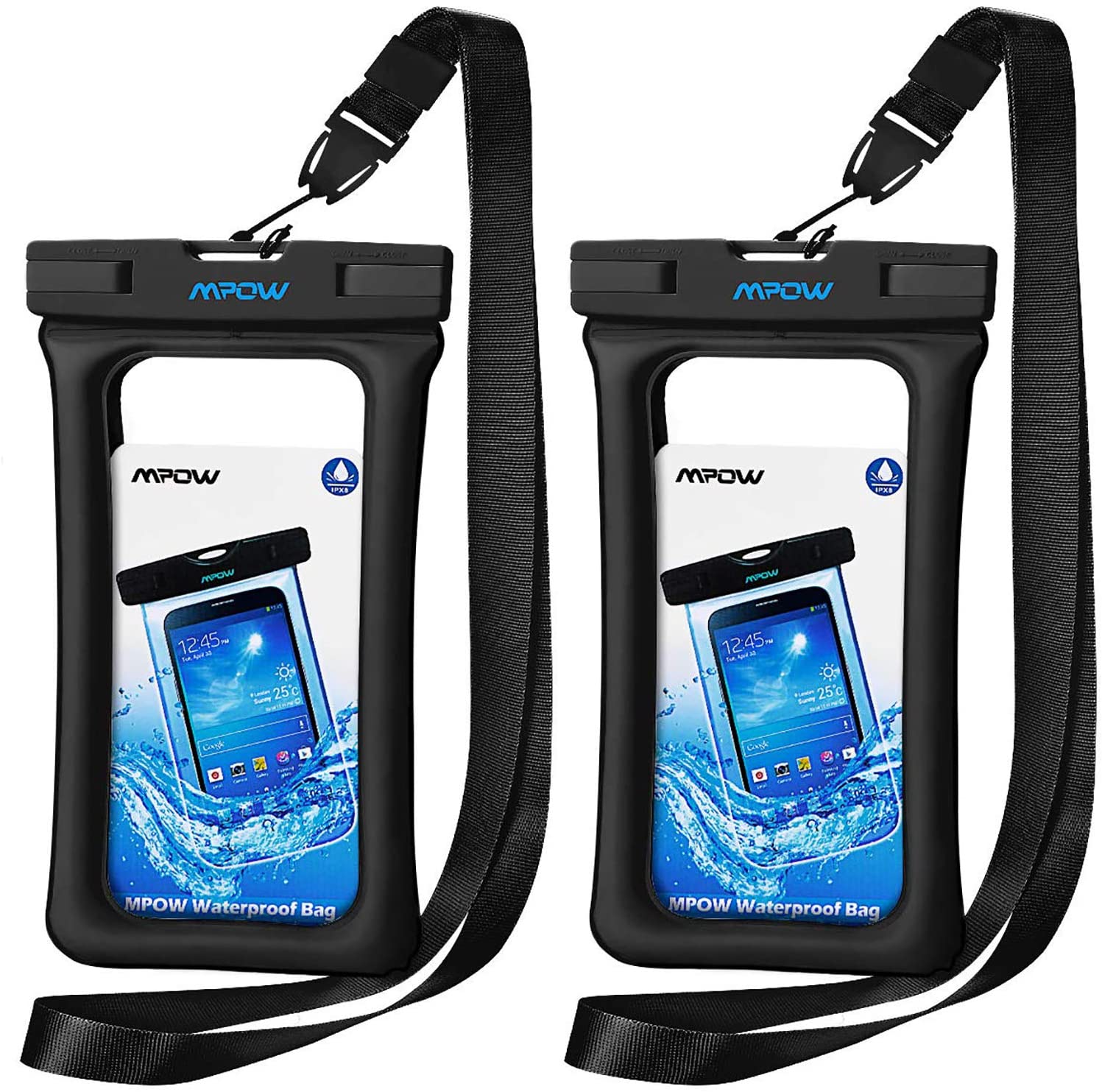 Swimming Waterproof Underwater Pouch Bag Pack Dry Case for smart Phone 