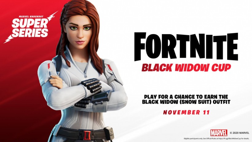 Fortnite Marvel Knockout series Black Widow cup