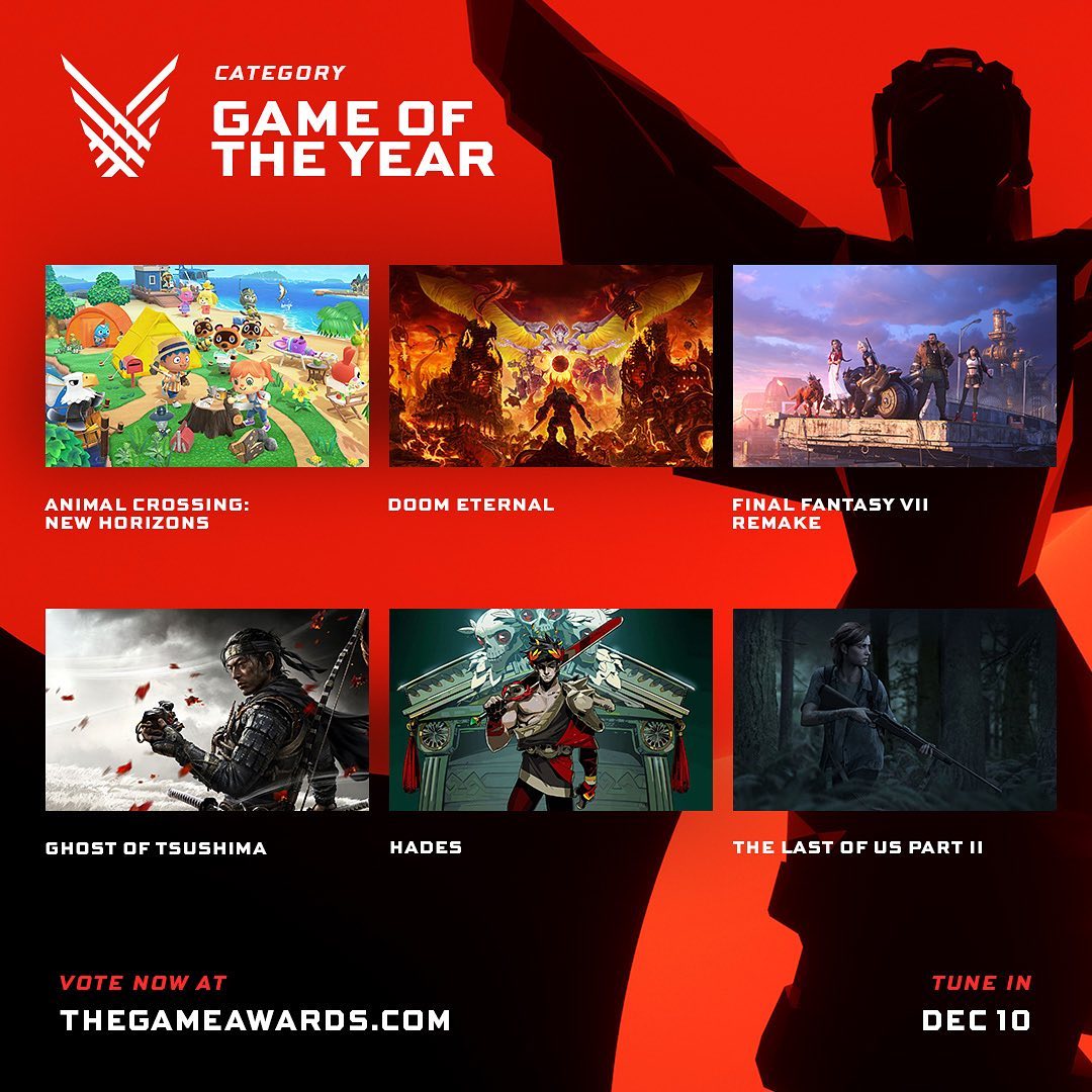 The Game Awards Game of the Year 2020 nominees and predictions