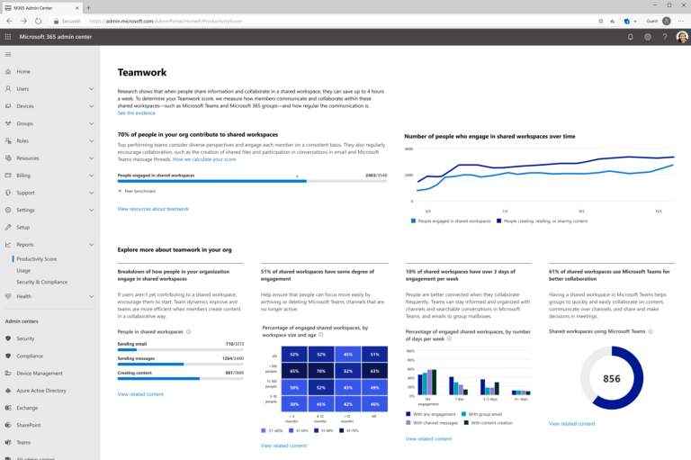 Microsoft’s new “Productivity Score”