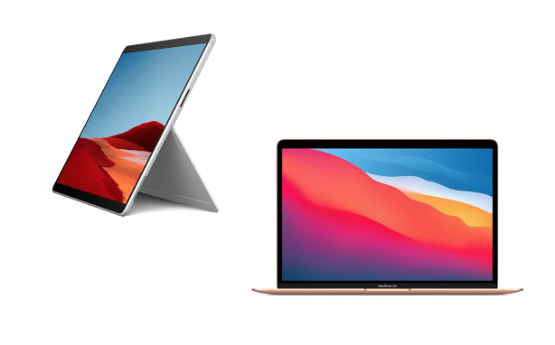 Microsoft Surface Pro X vs. Apple MacBook Air M1