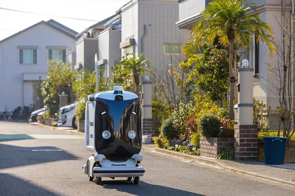 Panasonic self-driving delivery vehicle in Japan