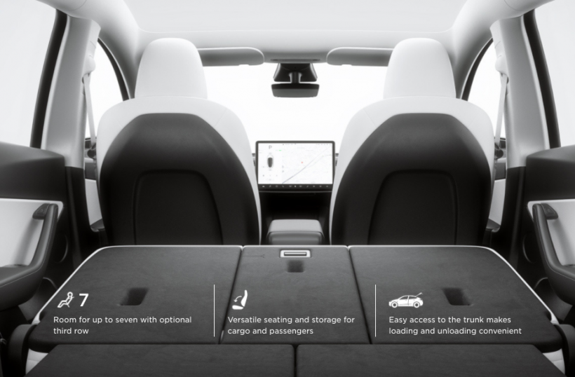 Tesla Model Y Third Row Seats