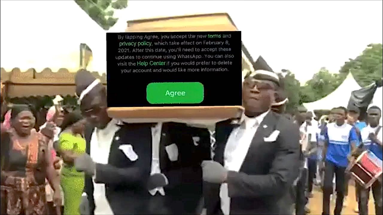 Telegram Uses Coffin Dance Meme To Pay Tribute To Whatsapp S Death Of User Privacy Tech Times