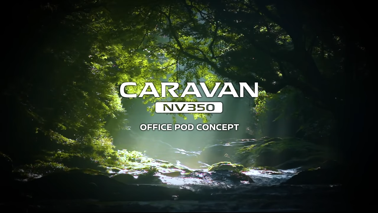 Nissan NV350 caravan office pod