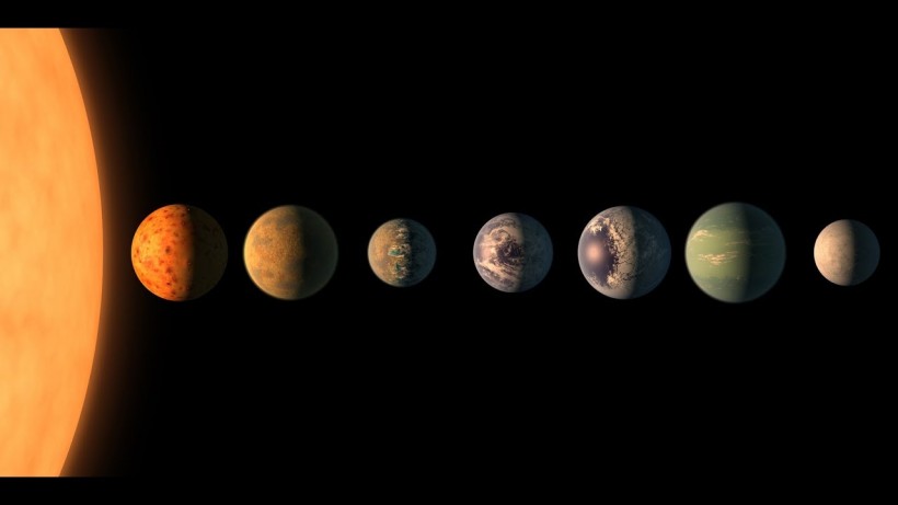 NASA Says the Seven TRAPPIST-1 'Earth-Sized' Planets Likely Have the Same Material Composition