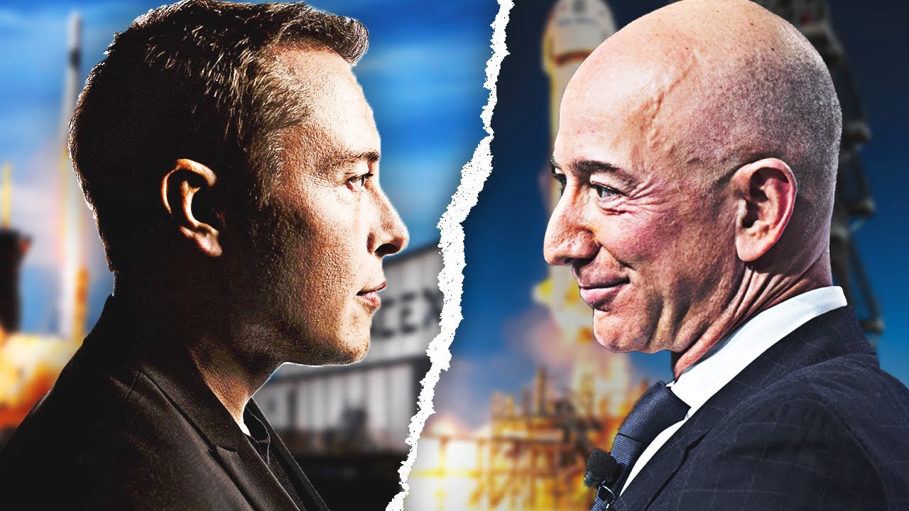 Richest Men in the World, Musk and Bezos Fight Over Satellite Real Estate