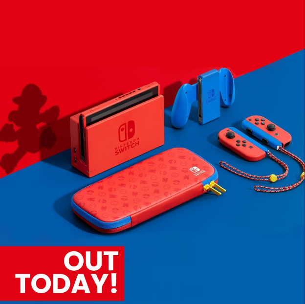 Want to Buy the Latest Super Mario Blue & Red Switch Console? Here's Where You Can Buy It