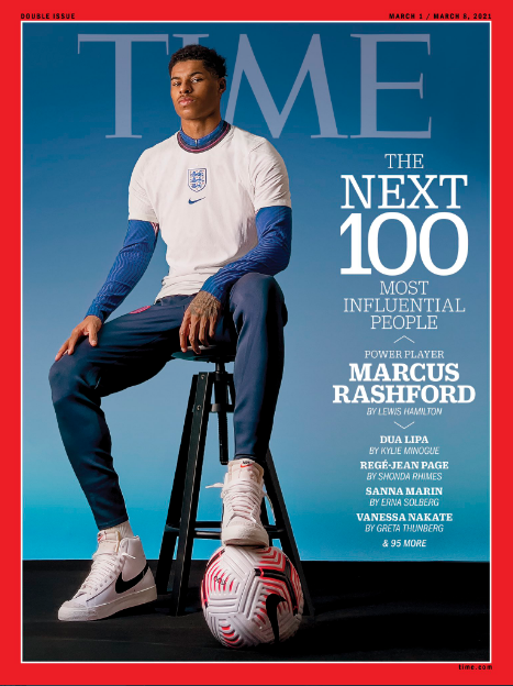 TIme Magazine Didn't Use DLSR to Capture Its Marcus Rashford Cover Photo: It Now Uses iPhone Instead 