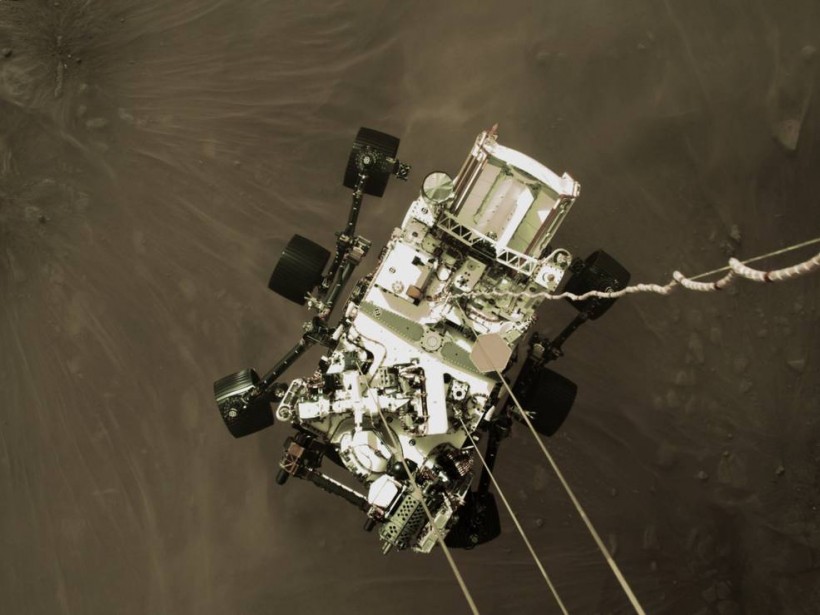NASA Perseverance selfie landing