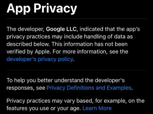 Gmail App Privacy