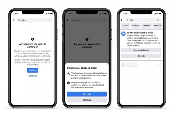 Facebook推出安全特性协助打击虐待儿童的平台