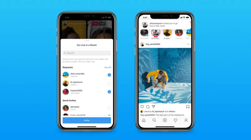 Instagram Launches Live Rooms Feature Which Lets Up to Four People to Group-Stream