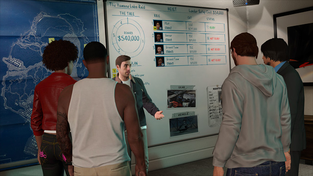 Grand Theft Auto Online 4-Player Cooperative Gameplay