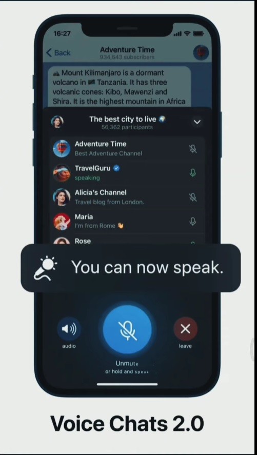 Telegram Voice Chats 2.0: New Features Include Speakers, Listener Links, 'Raise Hand' and How to Use Them
