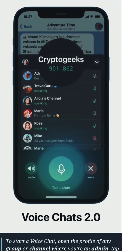 Telegram Voice Chats 2.0: New Features Include Speakers, Listener Links, 'Raise Hand' and How to Use Them