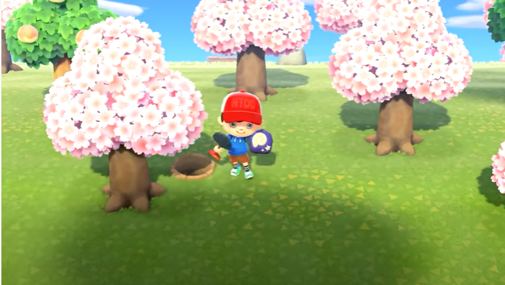 Here's How to Catch Cherry Blossom Petals in 'Animal Crossing