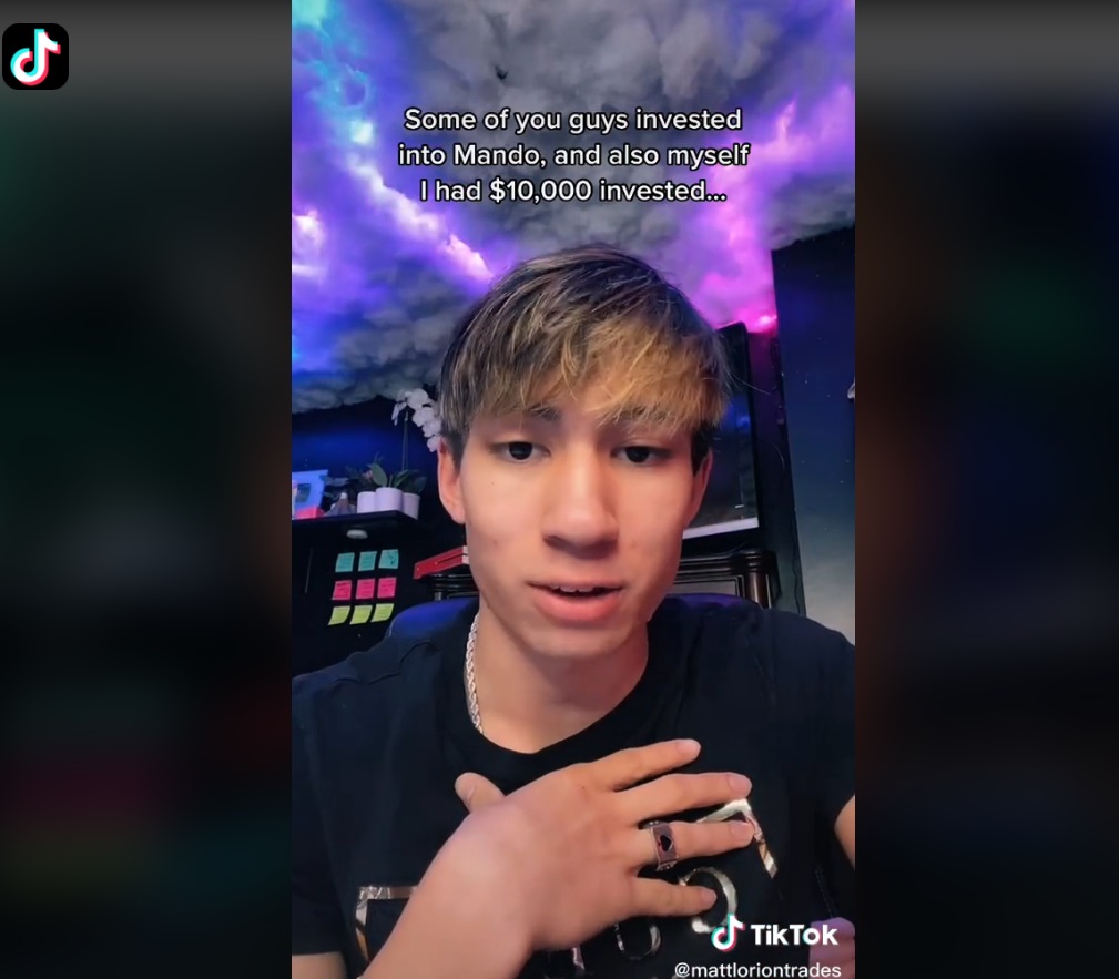 Mando Crypto Scam: 17-Year-old TikTok Influencer Issues Apology After Fooling Everyone Including Himself