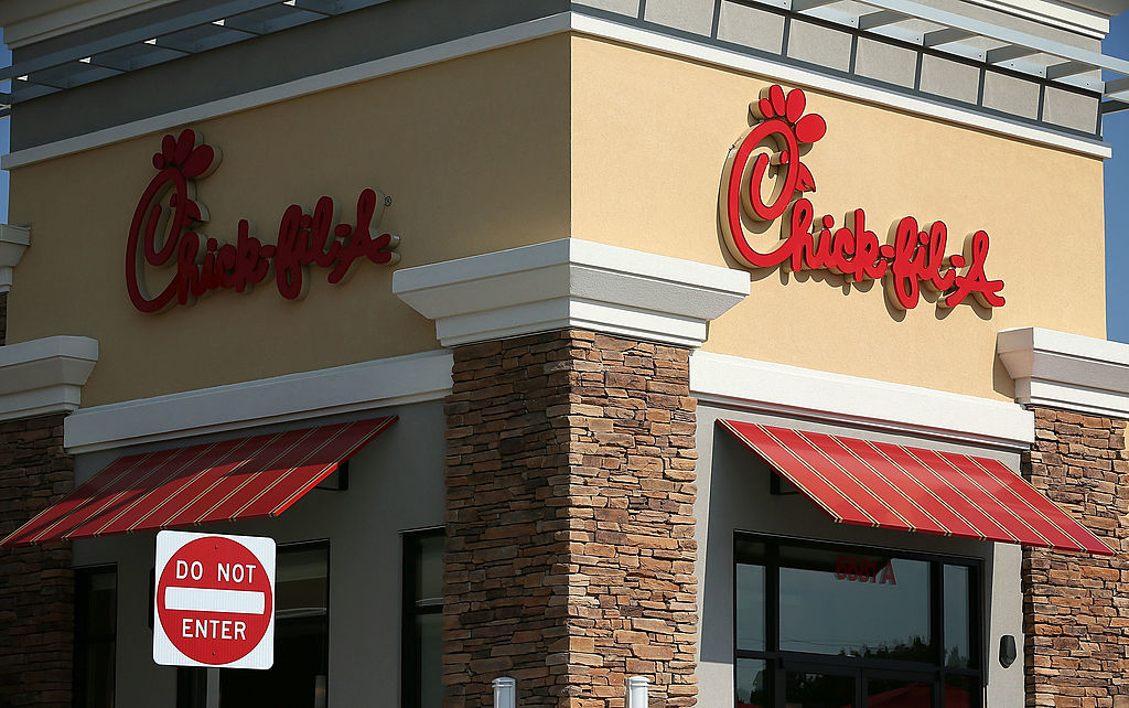 Chick-fil-A branch in Springfield, Virginia.
