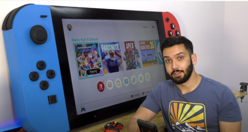 A Fan Creates World's Largest Playable Nintendo Switch: Here's How He Pulls It Off 