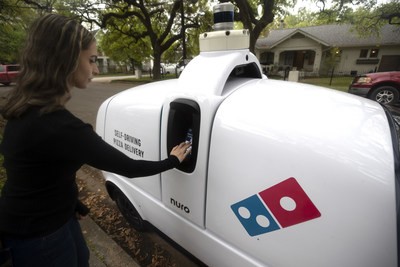 Domino's Pizza Self-Driving Delivery Robot