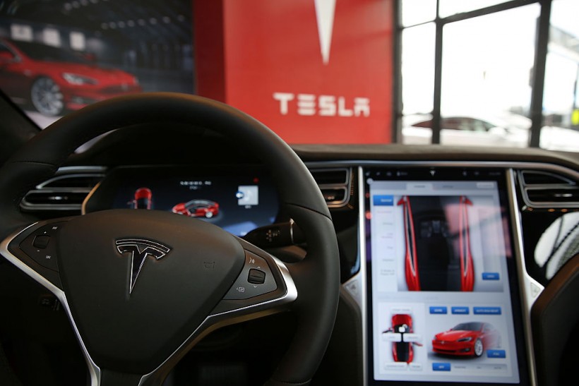The Inside of a Tesla Vehicle