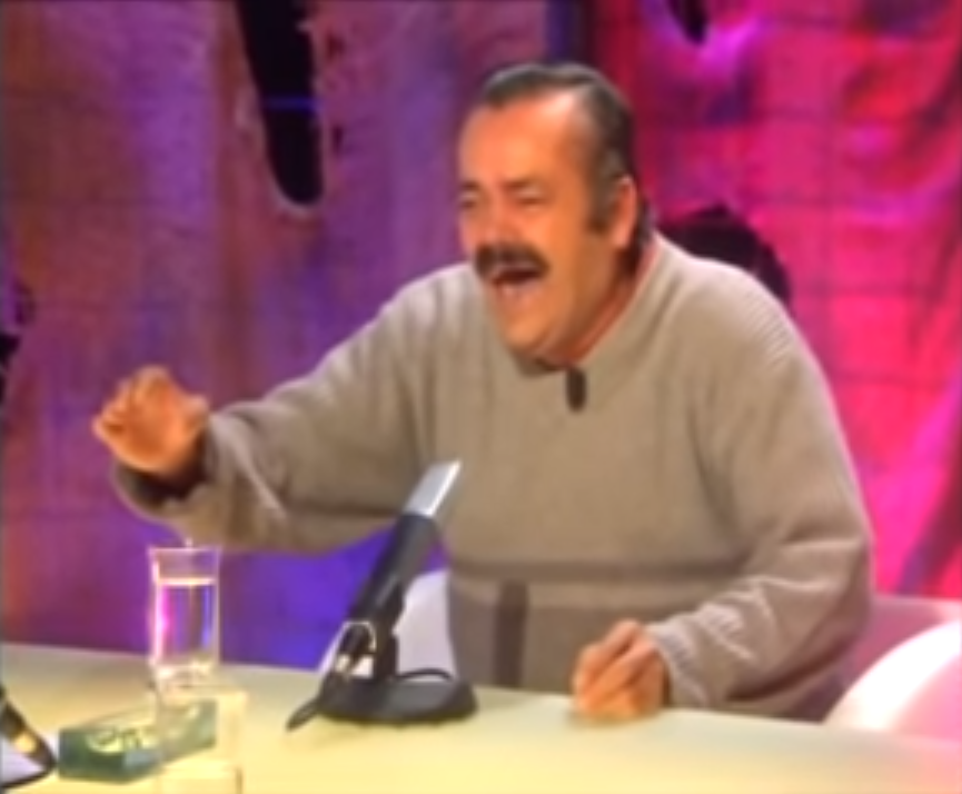 ‘El Risitas’ During an Interview at Late-Night Talk Show Ratones Coloraos