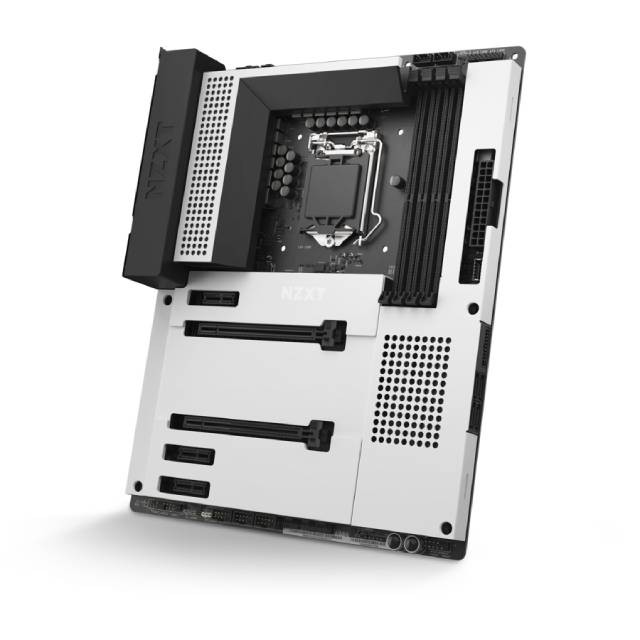 nzxt nz-z490 all white motherboard