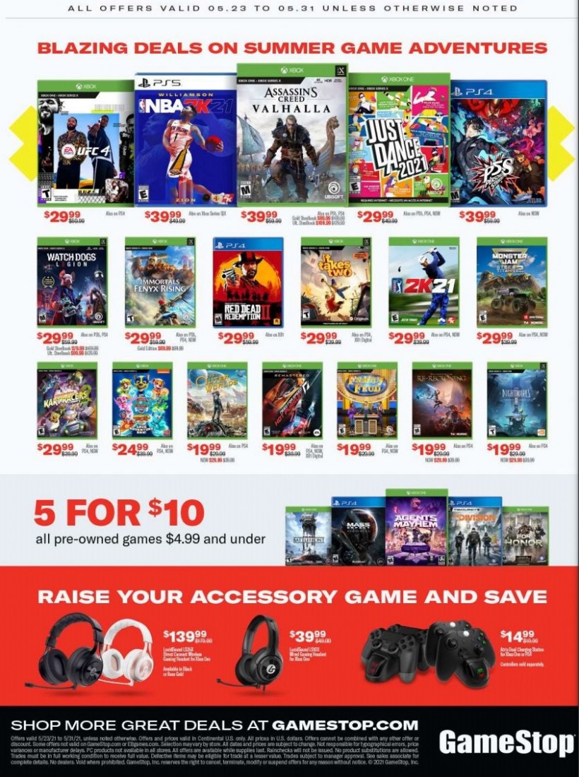 GameStop Memorial Day Sale Still Ongoing, Catch These Sweet Deals