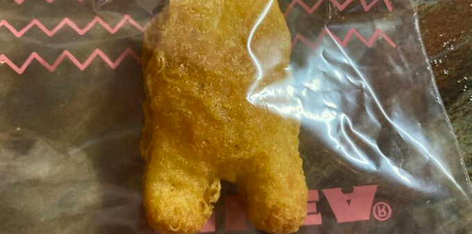 McDonald’s BTS Meal Chicken Nugget That Looks Like An ‘Among Us’ Crewmate Sells On eBay 