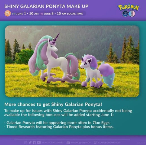 Pokemon Go Galarian Ponyta Limited Research Mission Completing Task 1 Task 2 And Rewards You Can Receive Tech Times