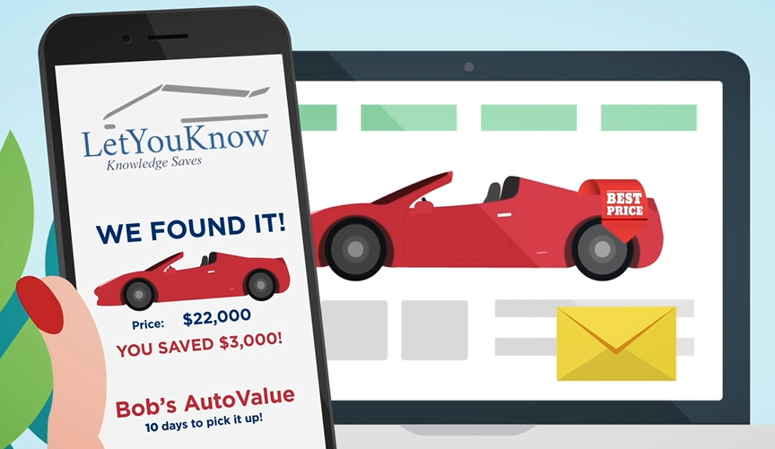 LetYouKnow, Inc. makes car buying much faster and simpler