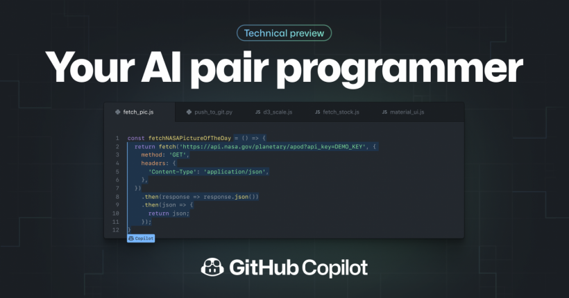 GitHub Copilot Works as An AI Pair Programmer For Developers; Goes Well With Visual Studio Code                                                                                                         