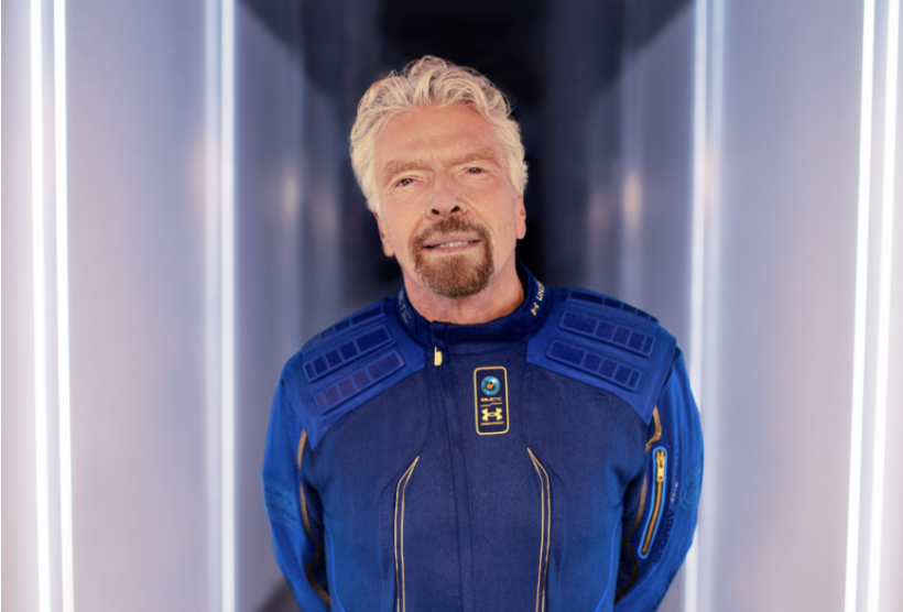 Richard Branson Virgin Galactic Flight