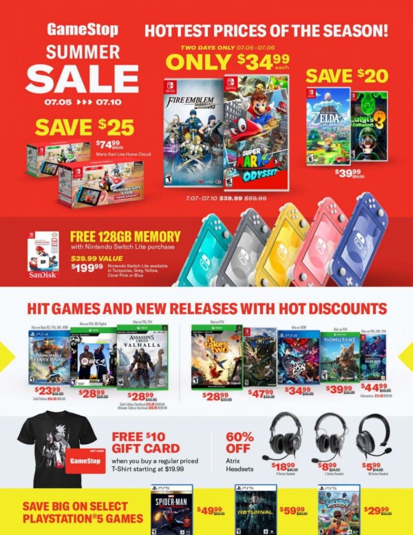 Right After Independence Day Gamestop Unleashes 5 Day Summer Sale Event Tech Times