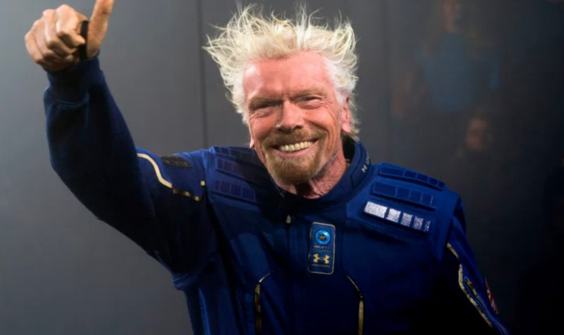 Virgin Galactic's CEO Richard Branson Rides Bike To Reach Unity 22 Launch Site: Is This Part Of His Conditioning? 