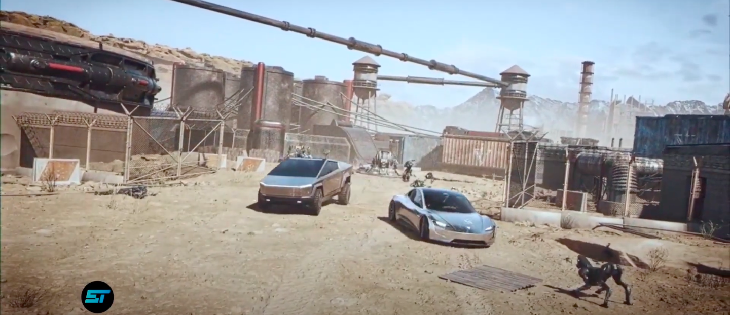 Tesla Cybertruck, Roadster on Mars? Tencent Games Trailer Flaunts Upcoming EVs—Elon Musk Approves? 