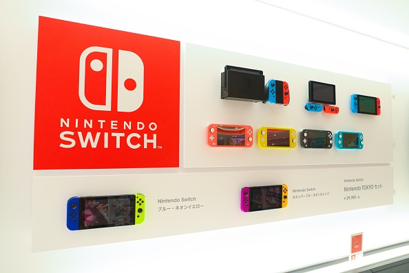 Nintendo switch wall 