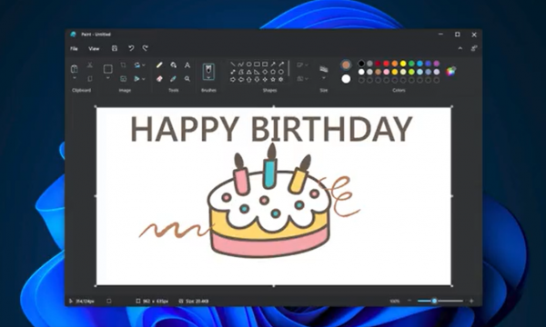 Windows 11 Paint App Redesign