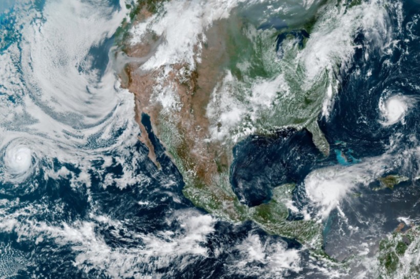 GOES-16 Satellite Image of North America