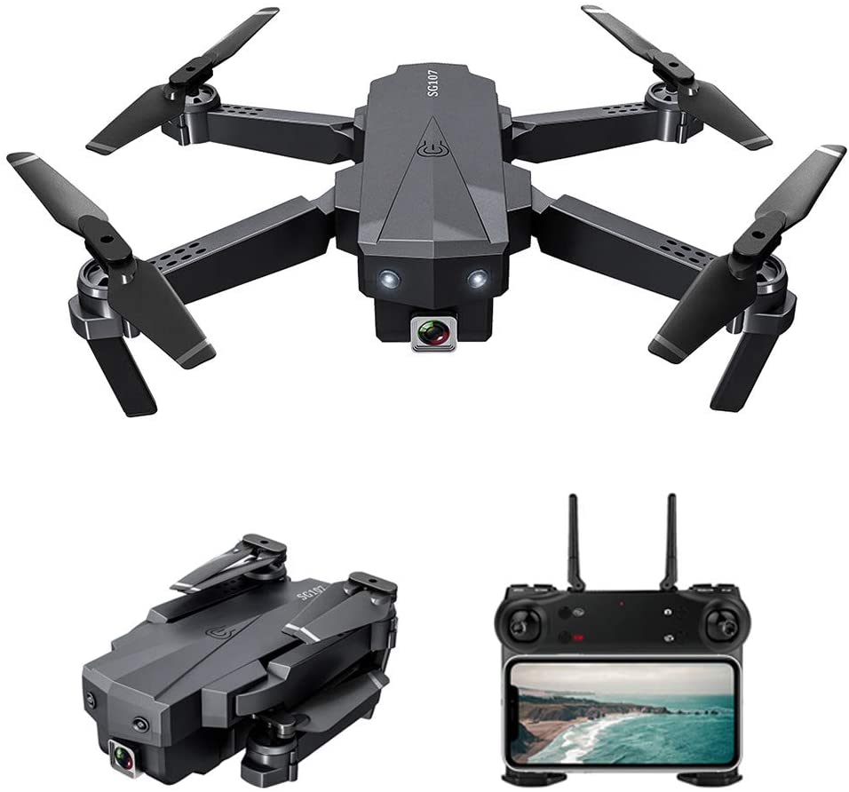 Foldable Mini Drone with 4K Camera Sells for Less than $50 | Learn More About The SG107 Smart Drone Precision Flyer
