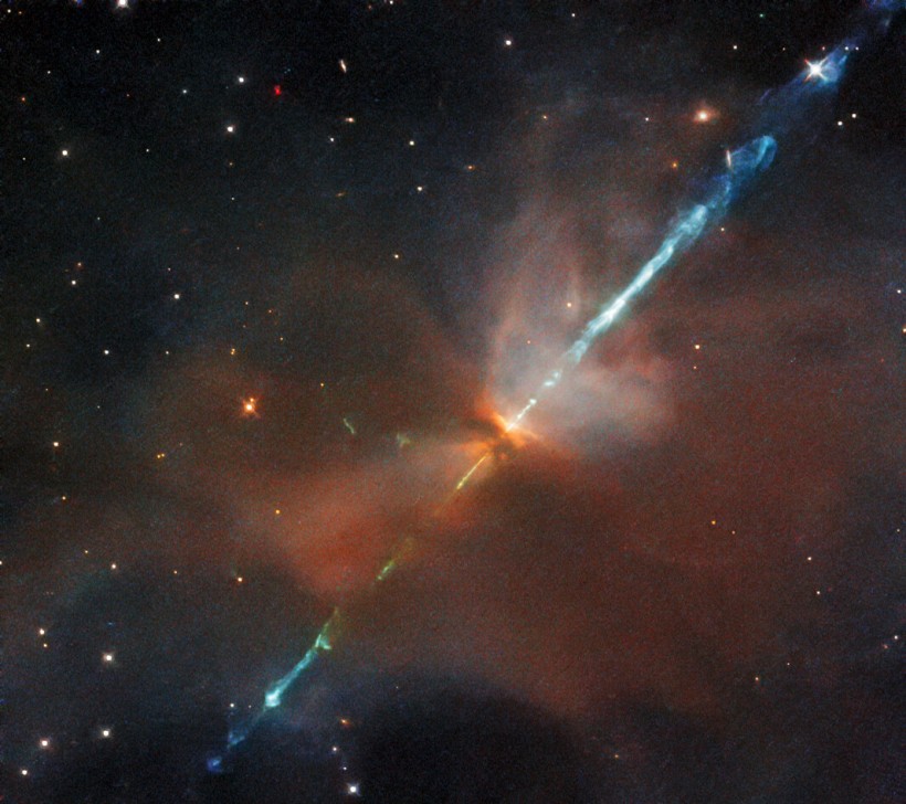Hubble Space Telescope's Photo of HH111 Herbig-Haro Object
