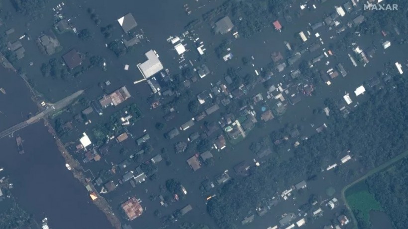 Jean Lafitte, Louisiana after Hurricane Ida
