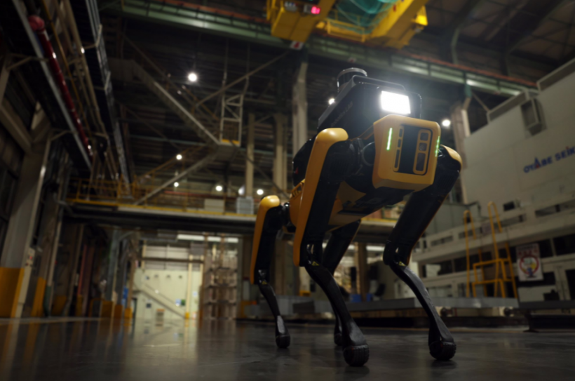 Hyudai Hires New Boston Dynamics Robotic Dog | Spot's New Version Allows Staff To Survey Industrial Areas Remotely 